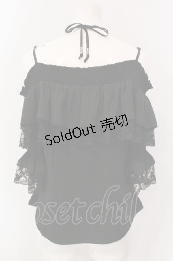 画像4: Ozz oneste / Pirates Roseオフショルダープルオーバー  ブラック O-25-04-19-070-OO-TO-OW-OS (4)