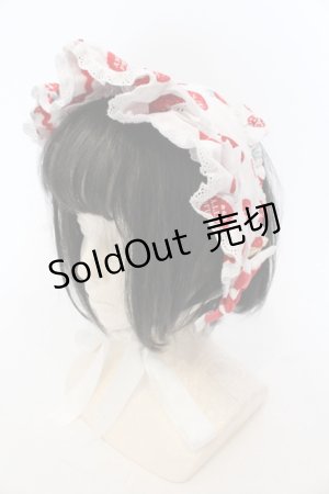 画像: Angelic Pretty / Lyrical Bunny Parlorハーフボンネット  シロ O-25-05-30-1069-AP-AC-OW-OS