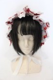 画像2: Angelic Pretty / Lyrical Bunny Parlorハーフボンネット  シロ O-25-04-19-074-AP-AC-OW-OS (2)