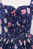 画像2: Angelic Pretty / Decoration Ice Creamジャンパースカート  ネイビー O-25-04-19-007-AP-OP-OW-OS (2)