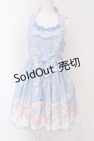 画像: Angelic Pretty / MilkyPlanetジャンパースカート  サックス O-25-04-19-002-AP-OP-OW-OS