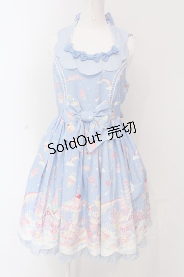 画像1: Angelic Pretty / MilkyPlanetジャンパースカート  サックス O-25-04-19-002-AP-OP-OW-OS (1)