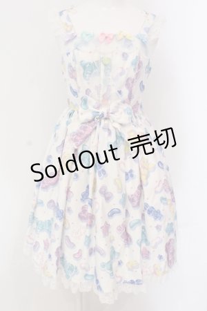 画像: Angelic Pretty / Jelly Candy Toysジャンパースカート  シロ O-25-04-19-010-AP-OP-OW-OS