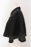 画像2: axes femme / チェーン付きダブル釦ケープ F クロ O-25-04-19-017-AX-JA-IG-OS (2)