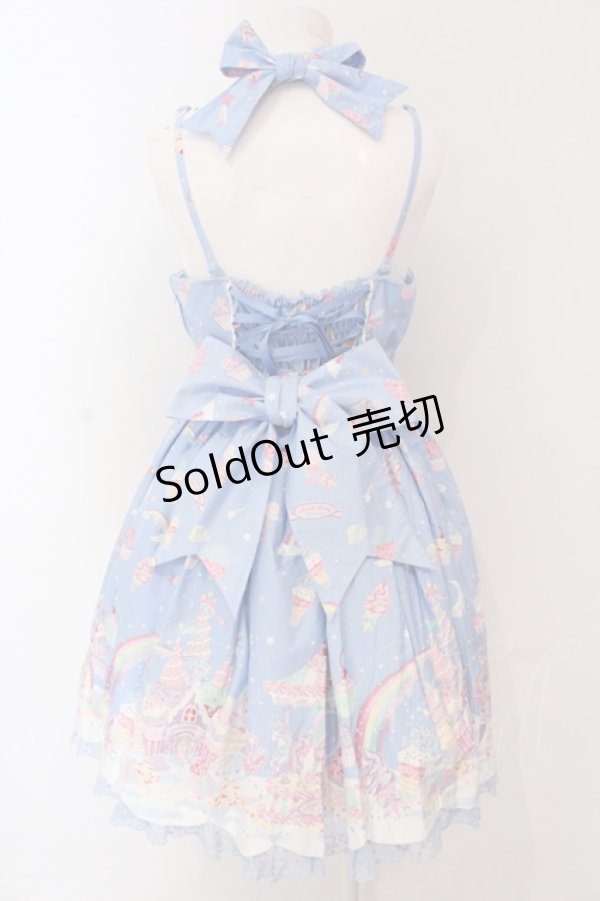 画像6: Angelic Pretty / MilkyPlanetジャンパースカート  サックス O-25-04-19-002-AP-OP-OW-OS (6)