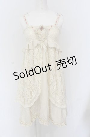 画像: axes femme / 起毛レース2WAYチュニック  アイボリー O-25-04-20-067-AX-OP-IG-OS
