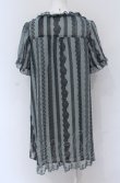画像2: axes femme / レースptシフォンロングチュニ  グリーン系 O-25-04-20-008-AX-TO-IG-OS (2)