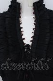 画像2: Ozz oneste / バックティアードブラウスチュニック  ブラック×レッド O-25-04-20-015-OO-TO-IG-OS (2)