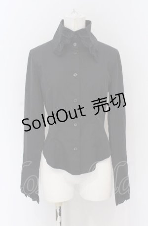 画像: MIHO MATSUDA / ローズレースブラウス  ブラック O-25-04-20-017-GO-BL-IG-OS