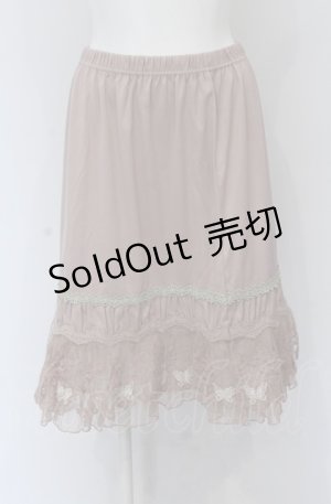 画像: axes femme / インナーペチスカート  ピンクベージュ O-25-04-20-018-AX-SK-IG-OS