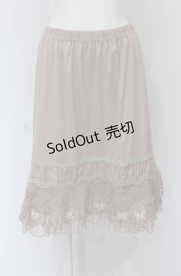 画像1: axes femme / インナーペチスカート  ピンクベージュ O-25-04-20-018-AX-SK-IG-OS (1)