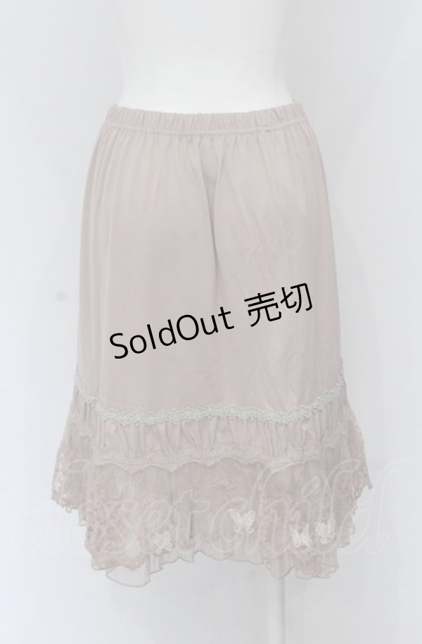 画像2: axes femme / インナーペチスカート  ピンクベージュ O-25-04-20-018-AX-SK-IG-OS (2)