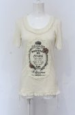 画像1: axes femme / レースフレームTシャツ  アイボリー O-25-04-20-003-AX-TS-IG-OS (1)