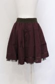 画像2: axes femme / ライン入りタックスカート M ワイン O-25-04-20-020-AX-SK-IG-OS (2)