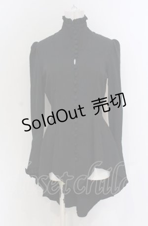 画像: ATELIER BOZ / アンリエットジャケットブラウス  ブラック O-25-04-20-021-EL-BL-IG-OS