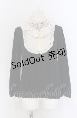 画像: axes femme / ドットフリルヨークプルオーバー M クロ O-25-04-20-022-AX-TO-IG-OS