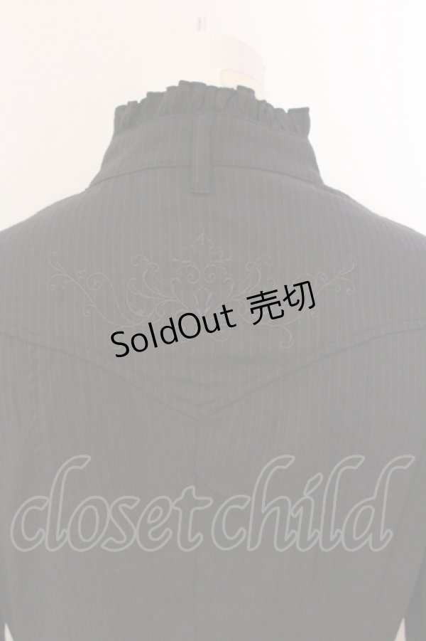 画像5: Ozz oneste / プリーツヨークシャツワンピース  ブラック O-25-04-21-031-OO-OP-IG-ZI (5)