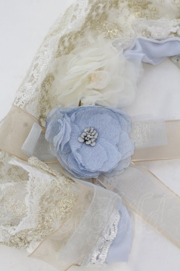 画像8: NINEODES（海外ロリィタ） / Spring In The Garden ジャンパースカートセット  サックス O-25-04-21-004-LO-OP-IG-ZS (8)