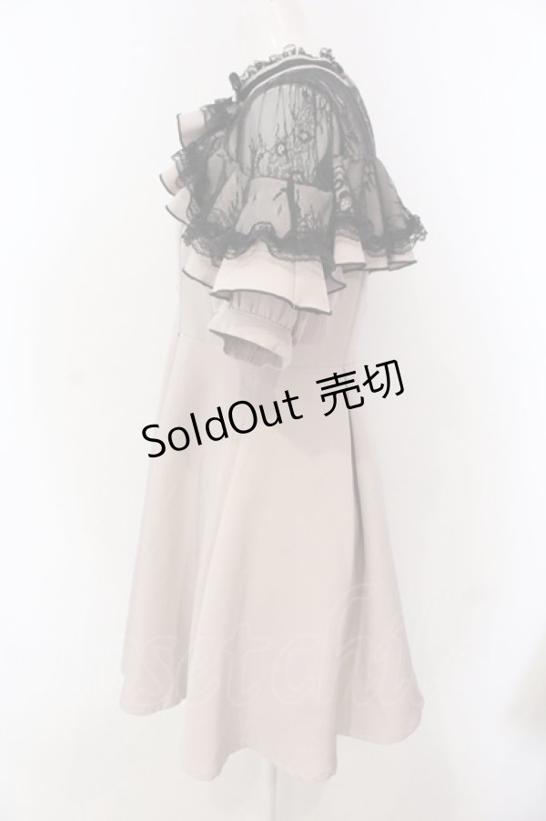 画像3: Rojita / ショルダーオーバーレースラッフルワンピース  ピンク O-25-04-21-064-LO-OP-IG-OS (3)
