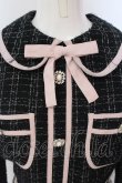 画像2: Swankiss / TS docking tweed O/P ワンピース  クロ×ピンク O-25-04-21-066-CA-OP-IG-OS (2)