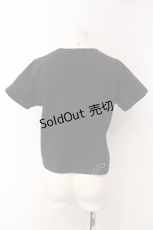 画像3: evelyn / ラインストーンTシャツ  クロ O-25-04-21-073-LO-TS-IG-OS (3)