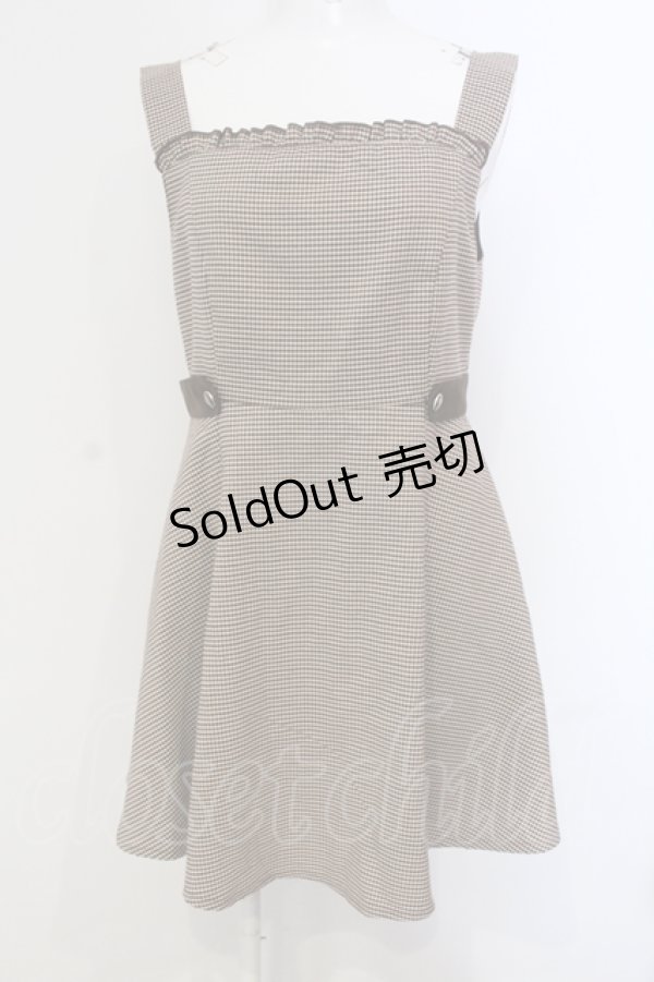 画像1: 【SALE】evelyn / サイドベルトワンピース  ブラウン O-25-04-21-078-LO-OP-IG-ZT050 (1)