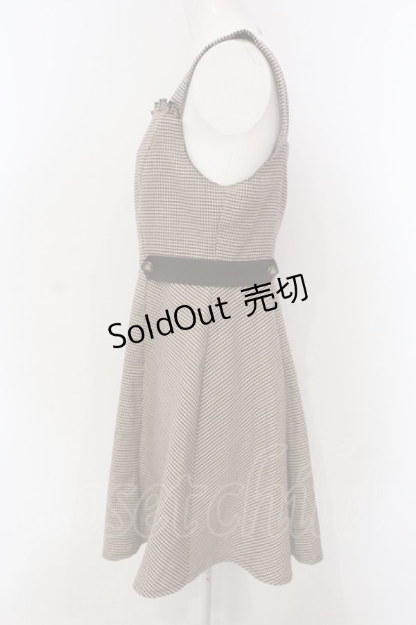 画像2: 【SALE】evelyn / サイドベルトワンピース  ブラウン O-25-04-21-078-LO-OP-IG-ZT050 (2)