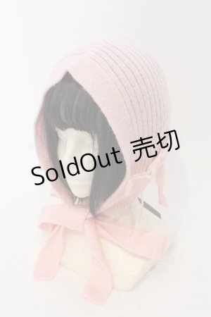 画像: Candy Stripper / FANCY RIBBON HOOD BEANIE ビーニー  ピンク O-25-04-21-095-PU-AC-IG-OS