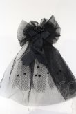 画像1: metamorphose / 造花チュールクリップブローチ  クロ O-25-04-21-100-ME-AC-IG-OS (1)