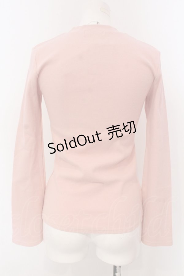 画像2: Drug Honey / テレコカットソー  ピンク O-25-04-21-015-PU-TO-IG-ZY (2)