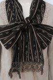 画像2: axes femme / ボウタイプルオーバー M ベージュ×ブラウン O-25-04-21-027-AX-TO-IG-OS (2)