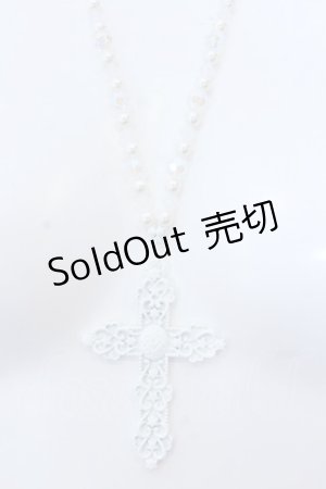 画像: Angelic Pretty / Brilliant Crossネックレス  シルバー O-25-04-22-001-AP-AC-OW-OS