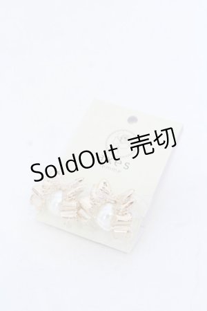 画像: axes femme kawaii / リボンイヤリング  ゴールド O-25-04-22-026-AX-AC-OW-OS