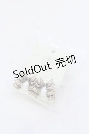 画像: axes femme kawaii / リボンイヤリング  アンティークゴールド O-25-04-22-027-AX-AC-OW-OS