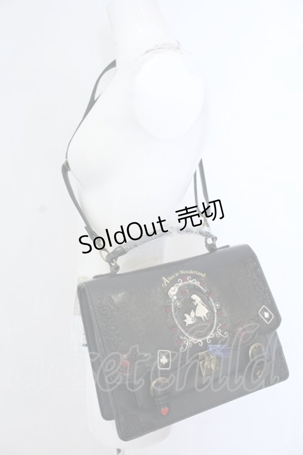 画像2: axes femme / シルエット柄3WAYバッグ  クロ O-25-04-22-004-AX-BG-IG-OS (2)