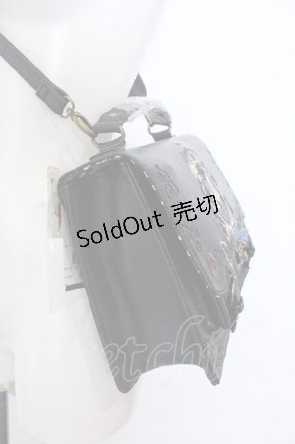 画像3: axes femme / シルエット柄3WAYバッグ  クロ O-25-04-22-004-AX-BG-IG-OS (3)