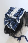 画像2: axes femme kawaii / タータンチェックヘッドドレス  ブルー O-25-04-22-038-AX-AC-OW-OS (2)