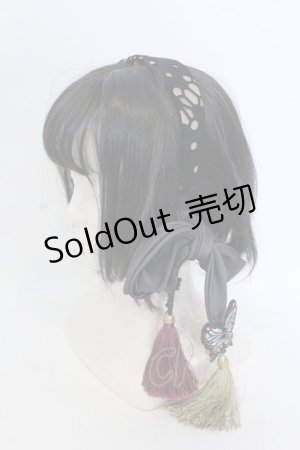 画像: WiTCH WATCH / カチューシャNo.2306  クロ×グレー O-25-04-22-041-GO-AC-IG-OS