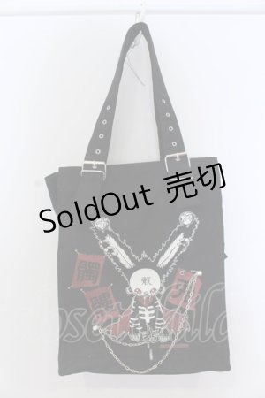 画像: Deorart / ×てりィ'S Factory トートバッグ  ブラック O-25-04-22-008-PU-BG-IG-OS