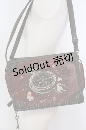 画像: axes femme / トランク風メルヘンバッグ  ワイン O-25-04-22-009-AX-BG-IG-OS