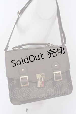 画像: Amavel / カギ付ミニサッチェルバッグ  ブラウン O-25-04-22-010-CA-BG-IG-ZT087