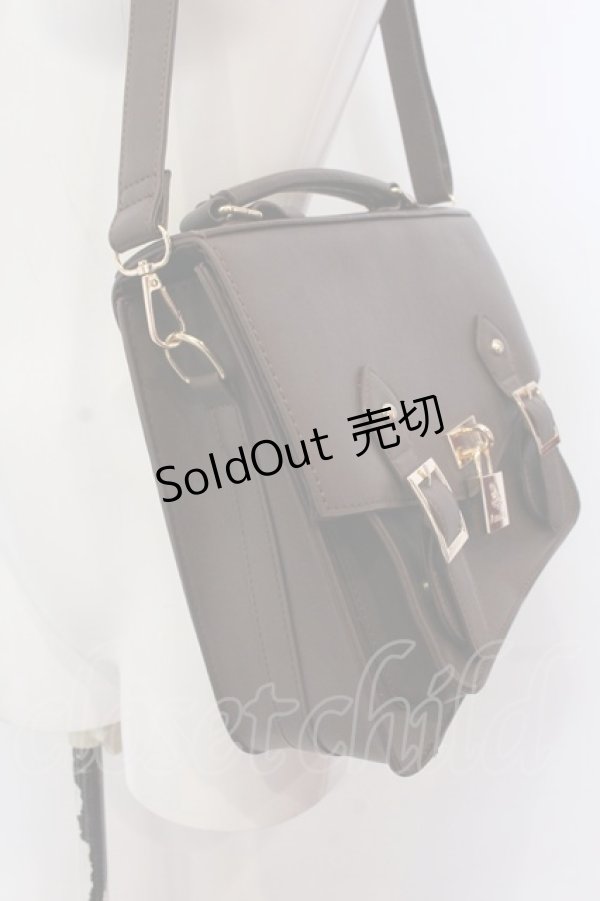 画像3: Amavel / カギ付ミニサッチェルバッグ  ブラウン O-25-04-22-010-CA-BG-IG-ZT087 (3)