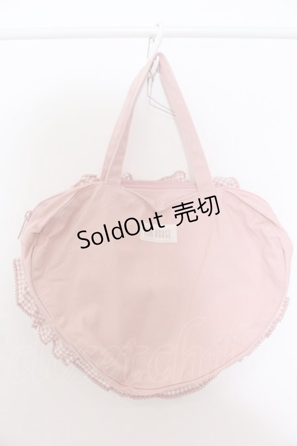 画像3: PINK HOUSE / ハートフリルバッグ  ピンク O-25-04-22-012-LO-BG-IG-OS (3)