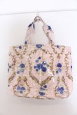 画像1: JESUS DIAMANTE / オリジナルプリントスペシャルトートBAG バッグ  ブルーローズピンク O-25-04-22-013-JE-BG-IG-ZT0425B (1)