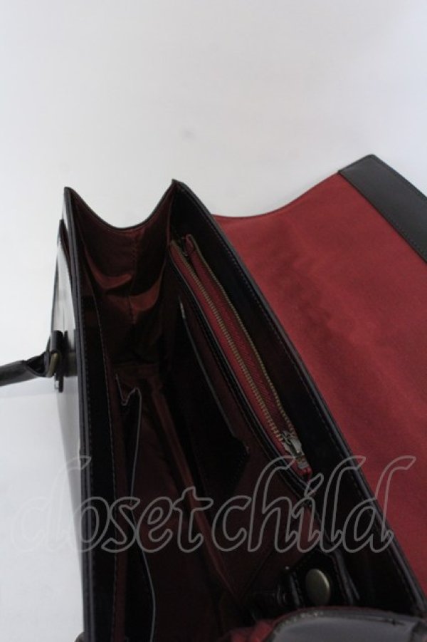 画像6: artherapie / Aクロスバンプハンドバッグ  ワイン O-25-04-22-014-GO-BG-IG-ZT088 (6)