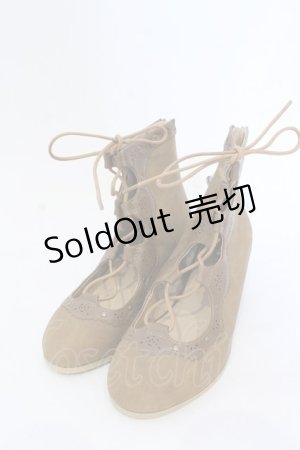 画像: axes femme / ローズギリーショートブーツ L キャメル O-25-04-22-017-AX-SH-IG-OS