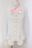 画像1: Angelic Pretty / Sweetieジャボブラウス  サックス O-25-04-24-028-AP-BL-IG-OS (1)