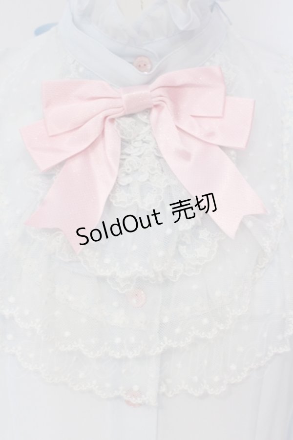 画像2: Angelic Pretty / Sweetieジャボブラウス  サックス O-25-04-24-028-AP-BL-IG-OS (2)