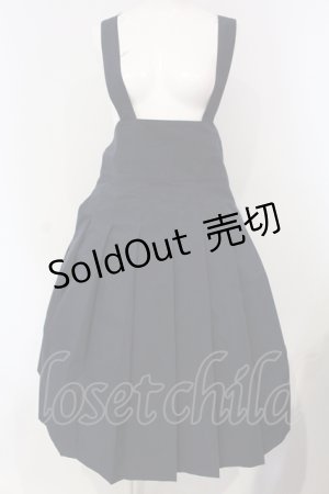 画像: Jane Marple / コンパクトウェザークロス リボンサスペンダースカート M ネイビー O-25-04-24-008-JM-SK-IG-ZT236