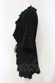 画像2: INGEBORG / はしごレースラッフルフリルカーディガン 9 クロ O-25-04-24-076-LO-TO-IG-OS (2)